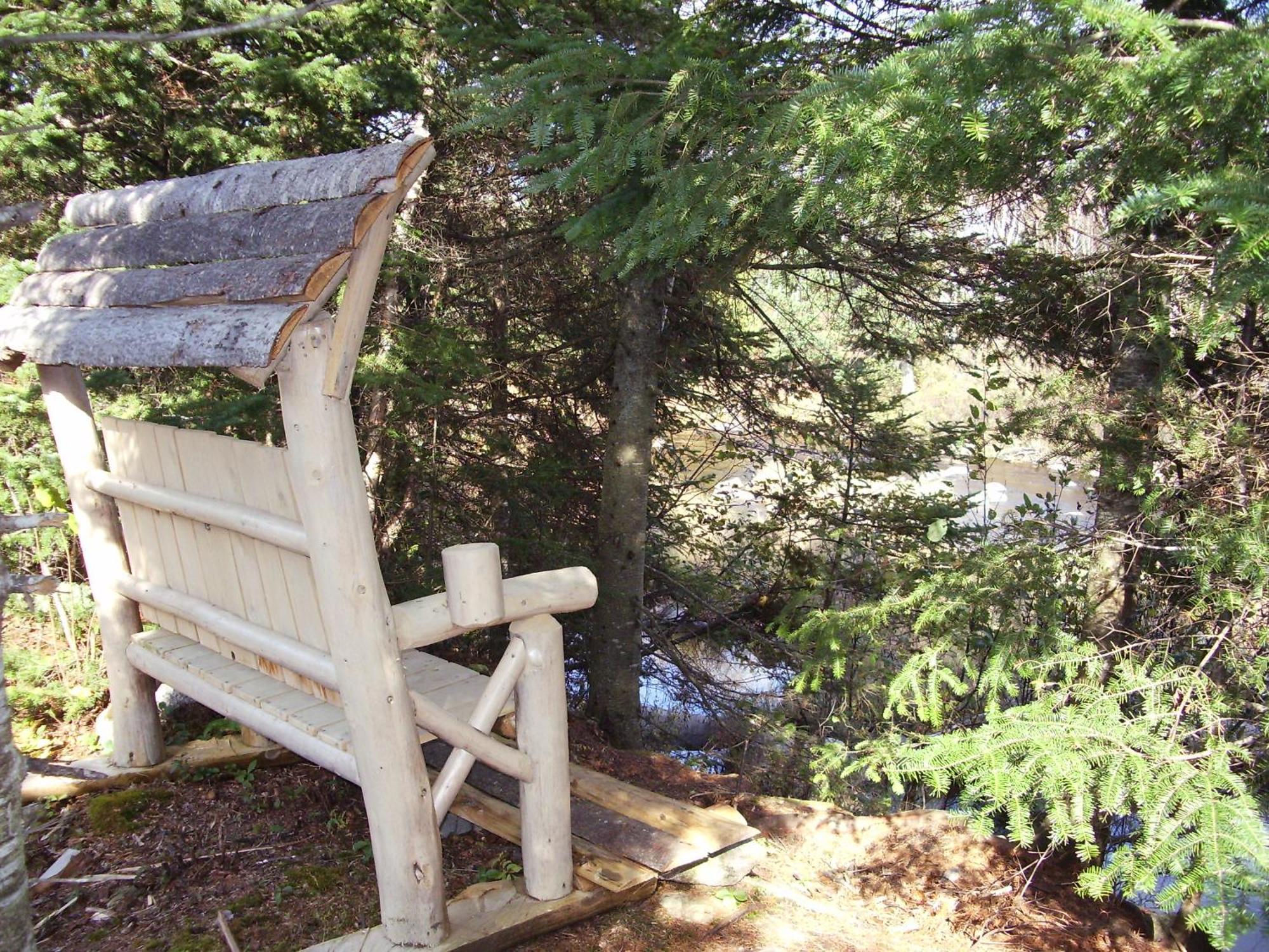 Aux Tipis De La Riviere Sauvage Villa Saint Romain Kültér fotó